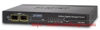 8-port 10/100/1000Mbps + 2-port 100/1000X SFP Switch PLANET GSD-1002M