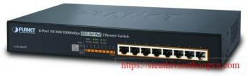 8-port 10/100/1000Mbps PoE Switch PLANET GSD-808HP
