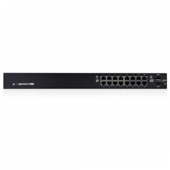 16-Port Managed PoE+ Gigabit Switch With SFP UBIQUITI EdgeSwitch ES-16-150W