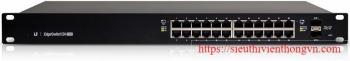24-Port Managed PoE+ Gigabit Switch with SFP UBIQUITI EdgeSwitch ES-24-250W