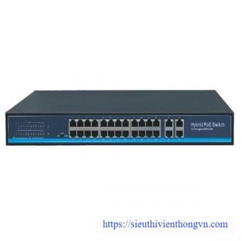 24-Port Gigabit PoE + 4Combo Switch Grandstream S5800P-24G4COMBO
