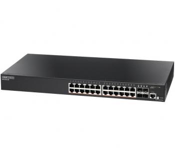 24-Port Gigabit Web-Smart Pro Switch PoE Edgecore ECS2100-28P