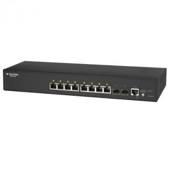 8 Port Gigabit PoE + 2 SFP Full Layer 2 Managed Switch VolkTek NSH-3410P