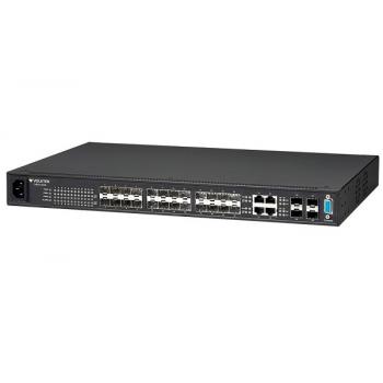 28 Port Gigabit Managed Fiber Switch VolkTek MEN-4532