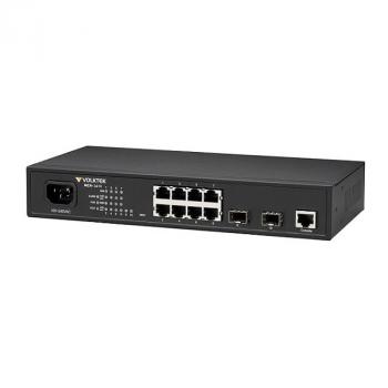 8-Port Gigabit + 2 SFP slot Gigabit Managed Core Switch VolkTek Men-3410