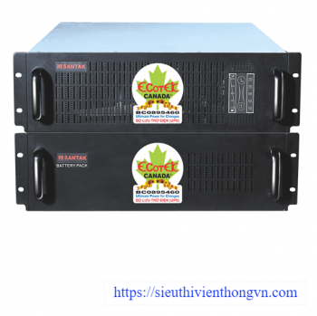 Nguồn lưu điện 3KVA UPS SANTAK ONLINE C3KR