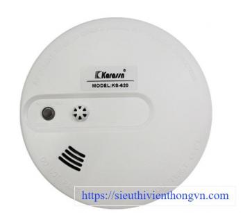 Báo khói quang tích hợp báo nhiệt không dây KARASSAN KS-620