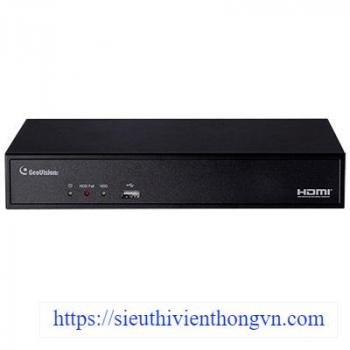 Geovision GV-SNVR0411 4 Channel 4K Network Video Recorder - No HDD Included, 4-Port Built in POE Switch