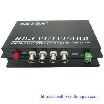 Chuyển đổi Quang-điện Video 4 kênh Converter BTON BT-HD4VF-T/R