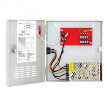 PC-U0405-PULQ12VDC Switching CCTV Power Supply, 4 Outputs, 5A total