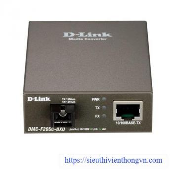 100Base-TX to 100Base-FX (LC) Single-mode Media Converter D-Link DMC-F20SC-BXU/E