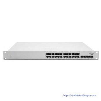 24-Port 10/100/1000Base-T Ethernet Cloud Managed Switch Meraki Cisco MS22