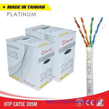 Cáp mạng CAT.6 UTP đồng nguyên chất Golden Link (GL01010)