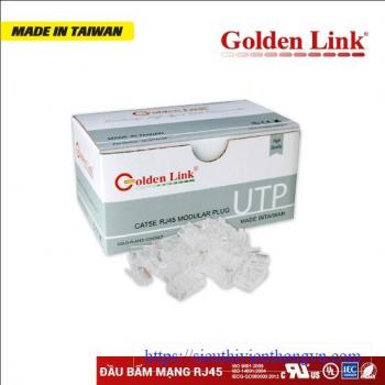 Đầu bấm mạng RJ45 UTP-Modular Plug RJ45 Golden Link CAT5E UTP