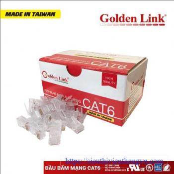 Đầu bấm mạng RJ45 CAT6 UTP-Modular Plug RJ45 Golden Link CAT6 UTP