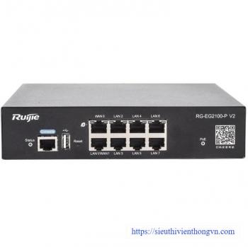 8-port 1000BASE-T Smart Gateway RUIJIE RG-EG2100-P V2