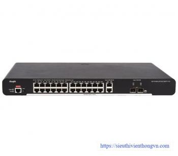 24-port 10/100/1000 Base-T Managed PoE Switch RUIJIE XS-S1920-26GT2SFP-LP-E