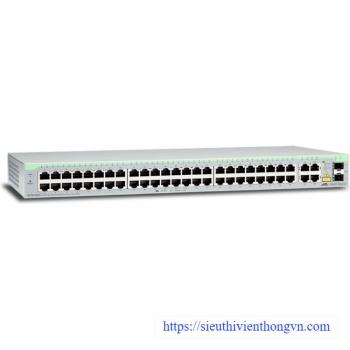 48-port 10/100TX + 2 10/100/1000T + 2 SFP/1000T Switch ALLIED TELESIS AT-FS750/52