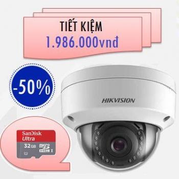 CAMERA HIKVISION IP WIFI 2MP DS-2CD2121G0-IW TẶNG 01 THẺ NHỚ 32GB