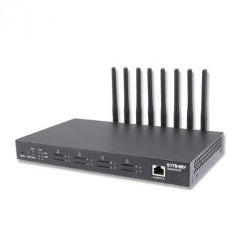 Thiết bị mạng 8 kênh dùng SIM 2G, 3G, 4G Synway SMG4008-8LC