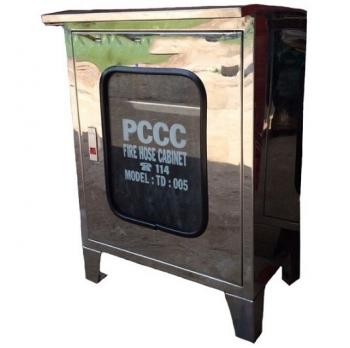 Tủ chữa cháy 450 x 650 x 250, Inox 304