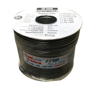 Cáp điện thoại 2 đôi – 2 pair (4 lõi) Sino