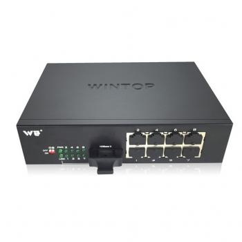 8-Port 10/100Base-T(X) + 1-Port 100Base-F(X) Switch WINTOP YT-DS209-1F8T