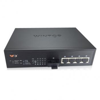 4-Port 10/100/1000Base-T(X) + 1-Port 1000Base-F(X) Switch WINTOP YT-DS205-1GF4GT