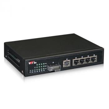 5-Port 10/100/1000Base-T(X) + 1-Port 1000Base-F(X) Switch WINTOP YT-DS106-1GF5GT