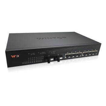 8-Port 10/100/1000Base-T(X) + 2-Port 1000Base-F(X) Switch WINTOP YT-DS2010-2GF8GT