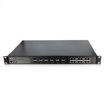 12-Port 10/100/1000Base-T(X) + 12-Port 1000Base-X Switch WINTOP YT-CS1024-12GF12GT
