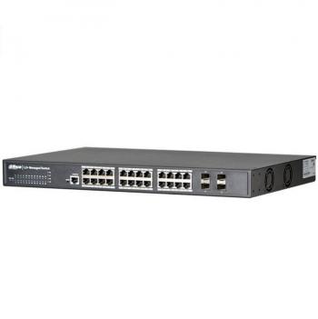 24-port 10/100/1000Mbps Switch DAHUA PFS5424-24T