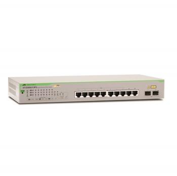 8-port 10/100/1000 (PoE+) + 2 Gigabit SFP Switch ALLIED TELESIS AT-GS950/10PS