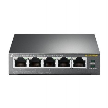 5-Port 10/100Mbps PoE Desktop Switch TP-LINK TL-SF1005P