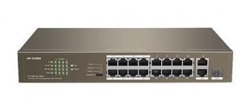 16-Port PoE 10/100Mbps PoE Switch IP-COM F1118P-16-150W