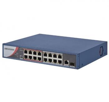 16-port 10/100Mbps PoE Switch HIKVISION DS-3E0318P-E/M(B)