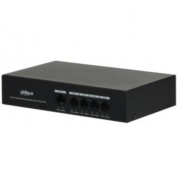 4-Port 10/100Mbps PoE Switch DAHUA PFS3005-4ET-36