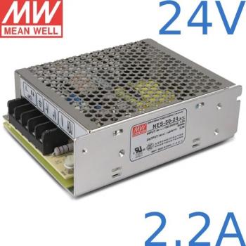 Nguồn LED tổng DC 24V-2.2A MeanWell NES-50-24 có ADJ 25v, 26v, 27v, 28V
