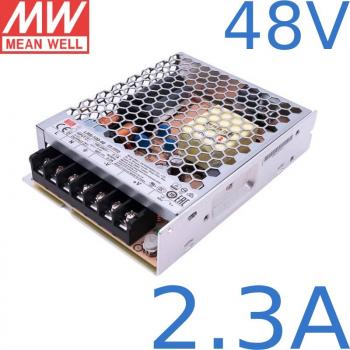 Nguồn LED tổng DC 48V-2.3A Meanwell LRS-100-48 có ADJ 44V, 45V, 46V, 47V, 49V, 50V, 51V, 52V