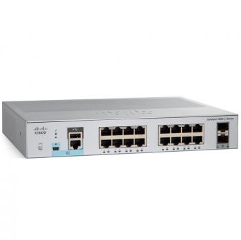 16-Port Gigabit Ethernet + 2 x Gigabit SFP Switch Cisco WS-C2960L-16TS-LL