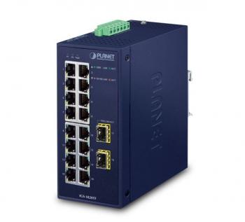 16-Port 10/100/1000T + 2-Port 1000X SFP Switch PLANET IGS-1820TF