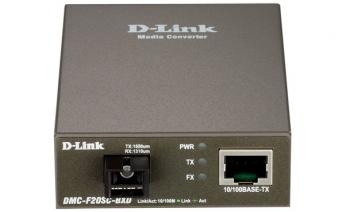 100Base-TX to 100Base-FX (LC) Single-mode Media Converter DMC-F20SC-BXD/E
