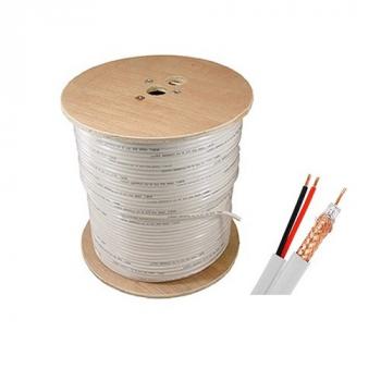 Cáp đồng trục SANNIC RG59+2C CU (cuộn 305 mét)