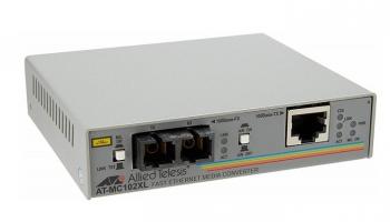 100TX to 100FX (SC) Media Converter ALLIED TELESIS AT-MC102XL