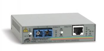 100TX to 100FX (SC) Media Converter ALLIED TELESIS AT-MC103XL-60