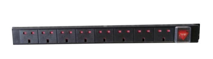 10-port PDU UK Type VIVANCO VC71013U