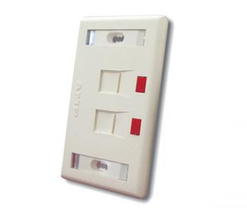 Mặt nạ 2-port Faceplate COMMSCOPE