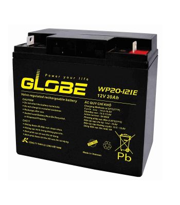 Ắc quy 12V-20AH GLOBE WP20-12IE