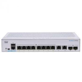 10-Port Gigabit Ethernet Smart Switch CBS250-8T-E-2G-EU