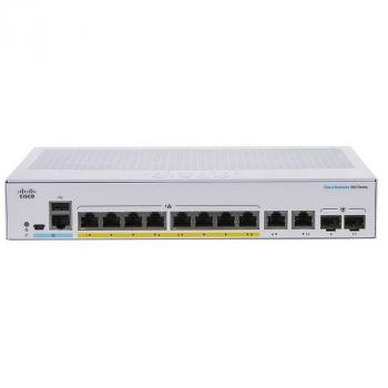 10-port Gigabit Ethernet PoE Managed Switch CISCO CBS350-8FP-E-2G-EU